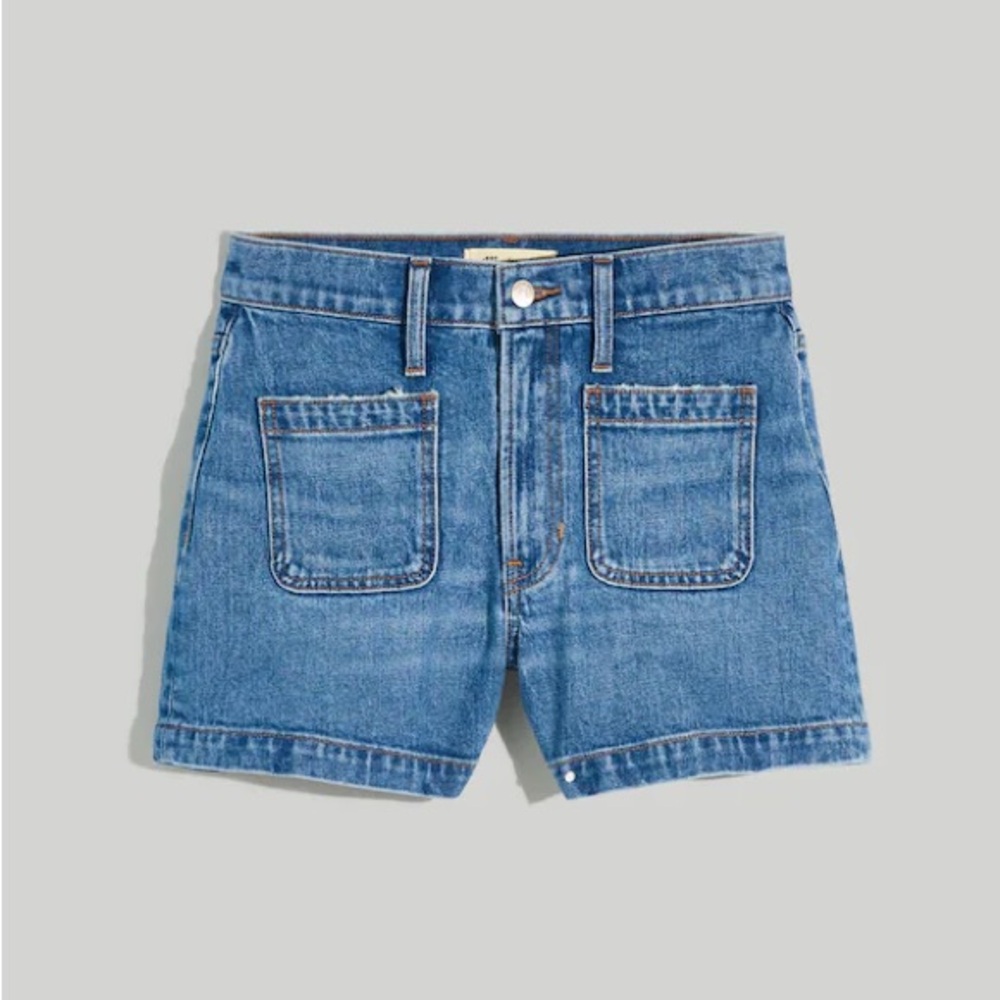 The Denim Emmett Short: Patch Pocket Edition in Earlwood Wash
